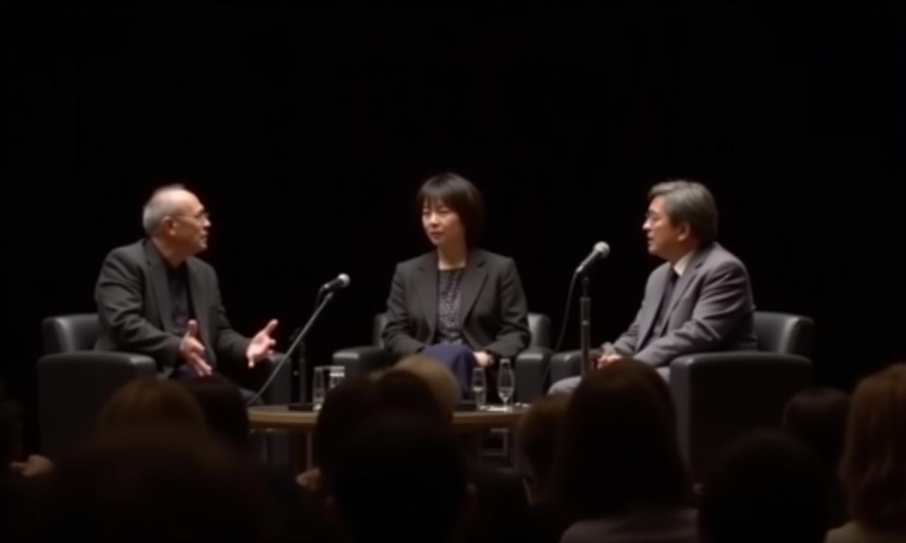 文学討論会の熱気